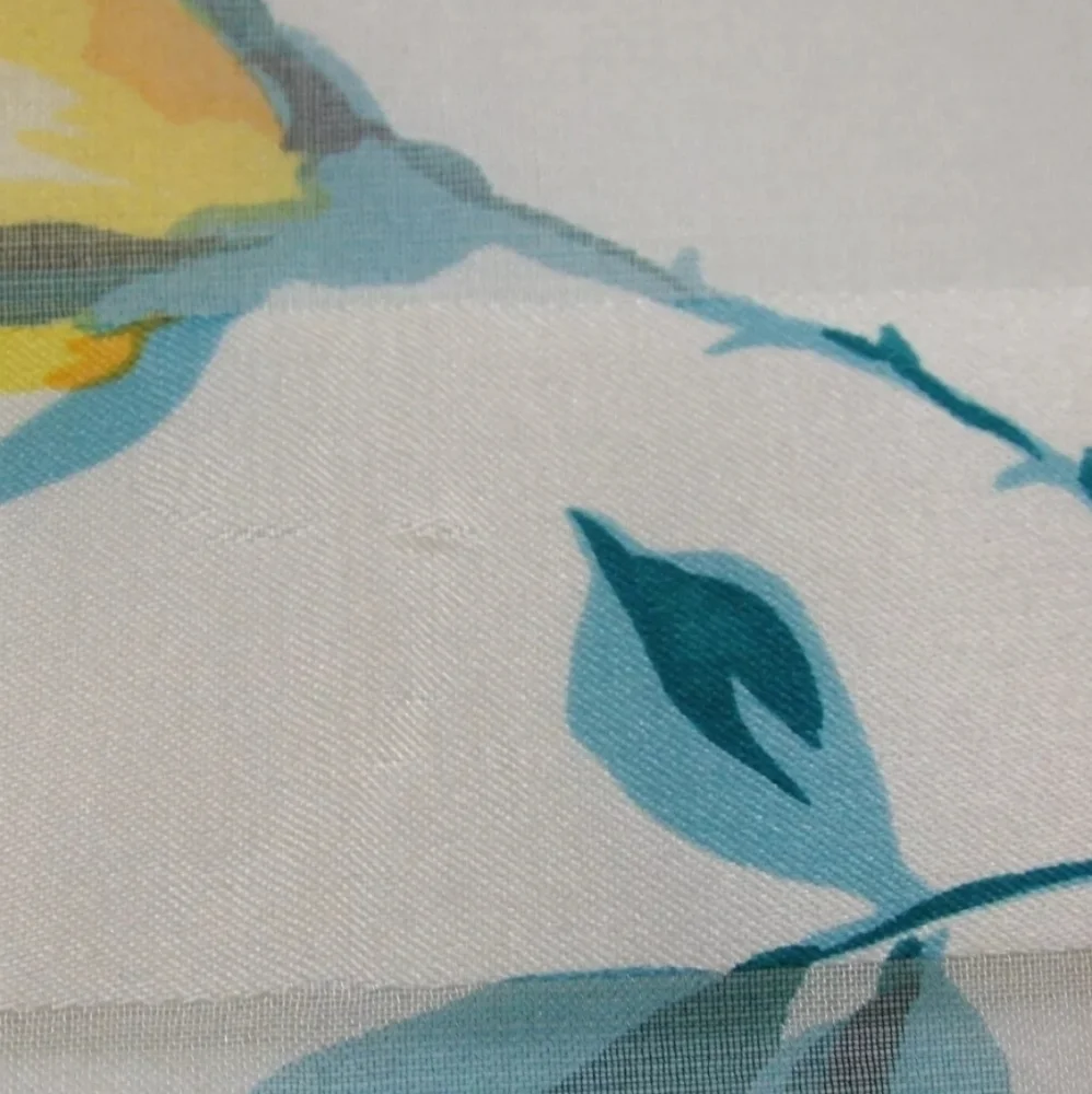 Yves Saint Laurent Floral Silk Scarf - Picture 5 of 6